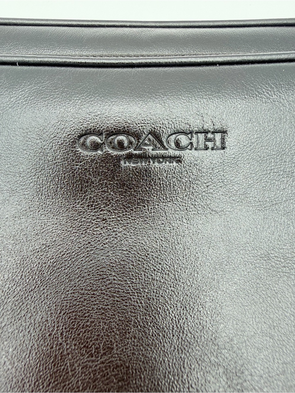 Coach Finley Black Leather Crossbody Bag Detachable Strap CEA71 - Picture 13 of 14